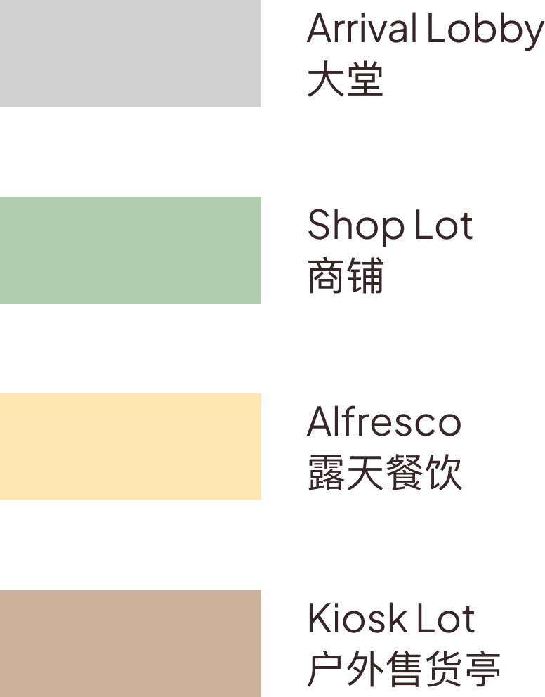 Legend - Upper Ground Level Floor Plan